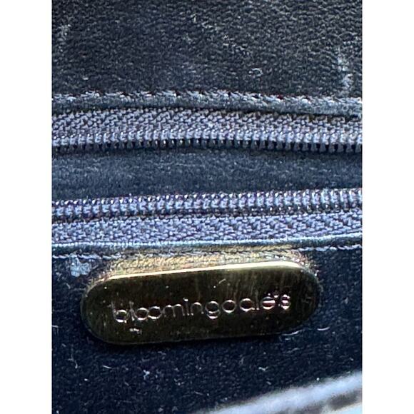 Vintage 1950's Bloomindales purse/bag, Black Patent Leather - Picture 7 of 9